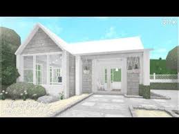 Bloxburg | blue tumblr bedroom 18k. Bloxburg Cheap Starter Beach House Speed Build In 2021 Cheap Beach House Small Beach Houses Cute Small Houses