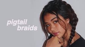 Also known as twin tails, handlebars, or bunches. How To Do Cute Pigtail Braids Youtube