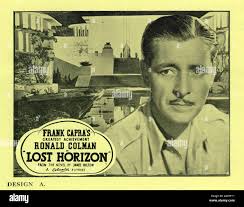 RONALD COLMAN as Robert Conway in LOST HORIZON 1937 director FRANK CAPRA  novel JAMES HILTON screenplay ROBERT RISKIN Columbia Pictures Stock Photo