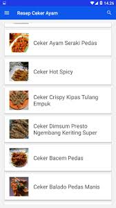 Welkom bij dapurnya mevrouw ! Resep Ceker Ayam For Android Apk Download