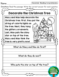 I Hope That Your Students Will Enjoy These No Prep December T Reading Comprehension Kindergarten Christmas Reading Comprehension Reading Comprehension Passages