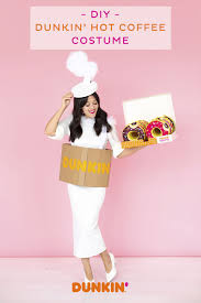 Hello Diy Dunkin Halloween Costume Inspo Show Us Your Most Creative Dunkin Inspired Costume On Instagram Using Dunkindressu Donut Costume Dunkin Costumes