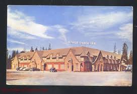 From outside the usa, call (406) characterized by its nostalgic feeling for the american west, the stage coach inn offers 55 beautifully decorated deluxe rooms in. West Yellowstone Montana Stage Coach Inn Hotel Old Cars Vintage Postcard Hippostcard
