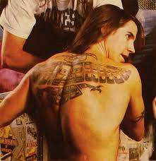 Anthony's tattoo designs have not got many ink with all his tattoo designs being in just non colored documents. Anthony Kiedis Tattoo Anthony Kiedis Red Hot Chili Peppers Tattoo Red Hot Chili Peppers
