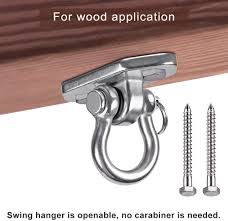 Heavy duty ceiling hook for cradle. Buy Waremaid Hammock Chair Hanging Kit Swing Ceiling Mount Heavy Duty Swing Hanger Hook Indoor Outdoor Playground Hanging Chair Yoga Tree Gym Rope Swing Set Bracket Punching Bag Hardware 1000 Lb Online