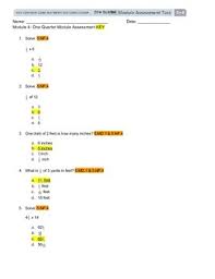 Addition and multiplication with volume and area. Nys Grade 5 Engage Ny Module 4 Assessment Key Standards Mult Choice Short Ans