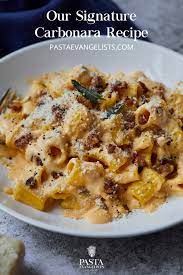 Our Signature Carbonara Of Dreams Recipe Recipe Homemade Pasta Recipe Pasta Dishes Recipes