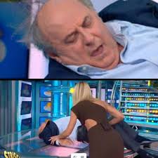 Gerry Scotti, grande paura a Striscia la Notiza: è caduto dalle scale e si  è..Altro...