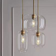 7 beach soft kitchen style with pine cabinet. Mid Century Modern Glass Jar Pendant Light In Brass For Kitchen Island Dining Table And Bar Lighting 3 Light Chandelier Chandelier Lighting Jar Pendant Light