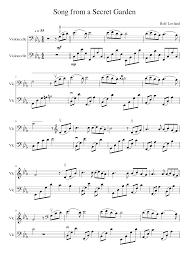 How many flats are in song of secret garden? Song From A Secret Garden For 2 Cellos Sheet Music For Cello String Duet Download And Print In Pdf Or Midi Free Sheet Music For Song From A Secret Garden By
