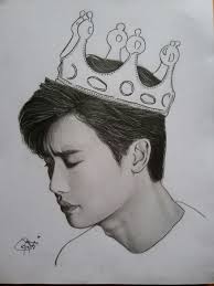 Lee Jong Suk Drawings Art Male Sketch