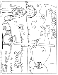 Praise God For Summer Coloring Pages Sunday School Works