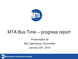 Download mta bus time app for android. Ppt Mta Bus Time Progress Report Powerpoint Presentation Free Download Id 5330960