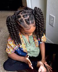 Njb7nyc Gmail Com On Instagram Current State Of Maya S Twists Placed Up In Two Ponytails Hair Ponytail Styles Kids Braided Hairstyles Ponytail Styles