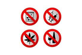 Download Set Prohibited Sign Drugs Vector Graphic By Muhammad Rizky Klinsman Creative Fabrica SVG Cut Files