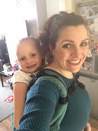 The library now have a HUGE EasyFeel pre-school carrier big enough for the  original HaverSling baby Elaine, who is 20 kilos and nearly 5 years old!