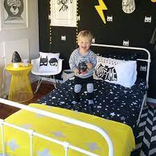 Batman kids rooms batman bedroom boys bedroom paint lego bedroom kids room paint bedroom themes bedroom ideas diy batman comic book rooms. Easily The Most Amazing Little Boys Room We Ve Ever Seen We Re So Blown Away By How You Ve Styled Our Peyton King Sing Cool Kids Bedrooms Batman Room Boy Room