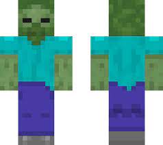 Minecraft Zombie From Back Google Search Minecraft Steve Zombie Minecraft
