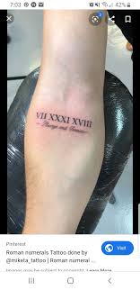 Pin By Nicole Dominguez On Tattoo Ideas Tattoos Roman Numeral Tattoos Tattoo Quotes