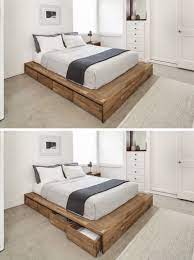 9 Ideas For Under The Bed Storage Industrial Style Bedroom Bedroom Interior Diy Platform Bed