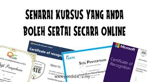 Setelah bayaran anda telah disahkan. Senarai Kursus Dan Webinar Yang Boleh Disertai Guru Pendidik2u