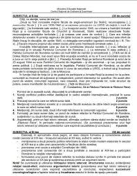 Subiecte și barem pentru proba de limba și literatura română. Bac 2018 Sesiunea Speciala Subiecte La Istorie È™i Matematica Antena 1