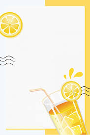清爽夏日夏日清爽展板檸檬水清香爽口 refreshing summer drinks party flyer elements
