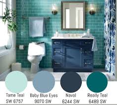 I Chose This For Color Only In 2020 Teal Bathroom Teal Paint Colors Bathroom Colors Blue