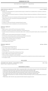Step into our office and we'll help you doctor it up! Physician Assistant Resume Sample Mintresume