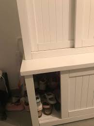 Gepolsterte sitzbank mit stauraum ardencroft. Vintage Schuhschrank Garderobe Kaufen Auf Ricardo