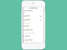 · get mobile notifications when garage or front door are left open. Smart Home App Check Device Status
