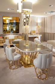 The dining room sets play a massive role in bringing life to the entire dining area. Casa Padrino Luxury Designer Dining Room Set Ivory Gold 1 Dining Table 6 Dining Chairs Luxury Designer Dining Room Furniture Hotel Furniture Luxury Quality Made In Italy