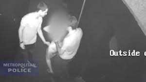 CCTV footage from the club shows the victim was visibly drunk as she was  passed between Ferdinando Orlando and Lorenzo Costanzo.