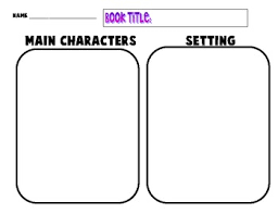 characters settings worksheets teaching resources tpt