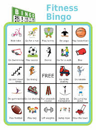 Bingo At Home App Instructions Free Printable Fitness Bingo Physical Activities For Kids Kids Fitness Challenge Bingo For Kids