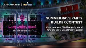 Lovense x 3DXChat Summer Rave Party Builder Contest - Events and Activities  - 3DXChat Community