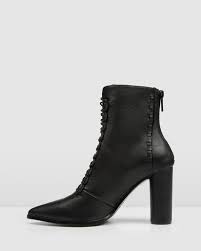 Average rating:0out of5stars, based on0reviews. Tee High Heel Ankle Boots Black Leather Jo Mercer