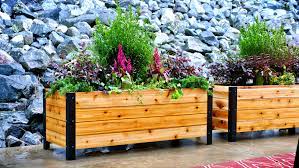 28 x 28 x 60 in. How To Build A Diy Modern Raised Planter Box Crafted Workshop