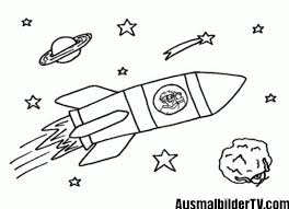 Ausmalbilder Rakete Ausmalbilder Ausmalen Weltraum Geburtstag