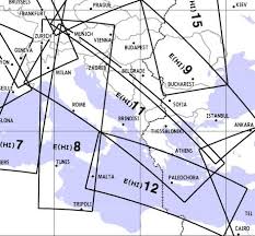 high altitude enroute chart europe hi 11 12 italy austria adriatic sea greece e hi 11 12 jeppesen e hi 11 12