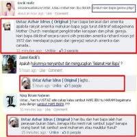 Nikmat sementara dengan ibu teman. Ustaz Azhar Idrus Hukum Sambut Hari Bapa