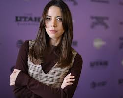 Aubrey christina plaza is an american actress and comedian best known for her portrayal of april ludgate in parks and recreation. Aubrey Plaza Finally Found A Movie As Dark As She Is With Black Bear