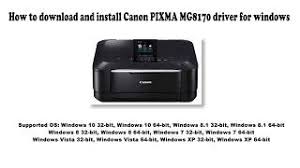 If you lost the cd driver, then you can simply download the installation files. How To Download And Install Canon Pixma Mg8170 Driver Windows 10 8 1 8 7 Vista Xp