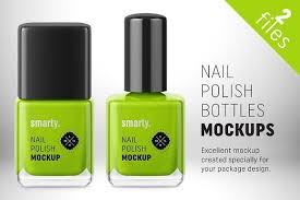 Nail Polish Bottles Nail Polish Bottles Nail Polish Bottle Mockup