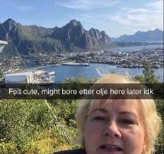 Februar 1961 i bergen) er en norsk politiker (h). Behold The Norwegian Prime Minister Erna Solberg Memes