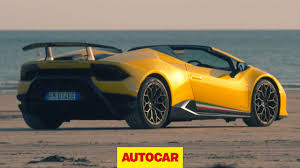 Lamborghini Huracan Performante Spyder 2018 Review Autocar Youtube