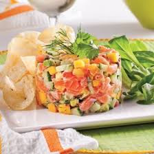 Tartare De Saumon Mangue Et Avocat Recettes Cuisine Et Nutrition Pratico Pratique Raw Food Recipes Salmon Tartare Tartare Recipe
