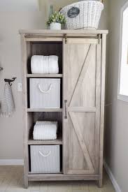the little cottage bathroom makeover farmhouse storage cabinets diy bathroom storage bookcase storage
