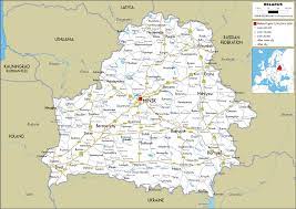 Belarus is situated in the centre of europe, and has international borders with five countries: Belarus Map Road Worldometer