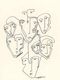 We Re All Connected The Cartorialist Art Friend Abstract Line Art Art